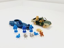 Vintage Bluebird Mattel Code Zero Military Vehicles & Figure Lot Submarine Truck