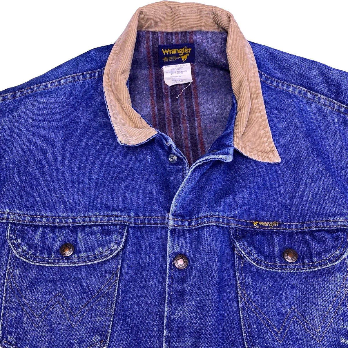 Wrangler Denim Chore Jacket Vintage Outerwear Coats & Jackets for