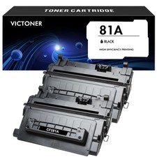 2x CF281A Toner Cartridge for HP 81A Enterprise LaserJet M604 M605 M606 M630 MFP