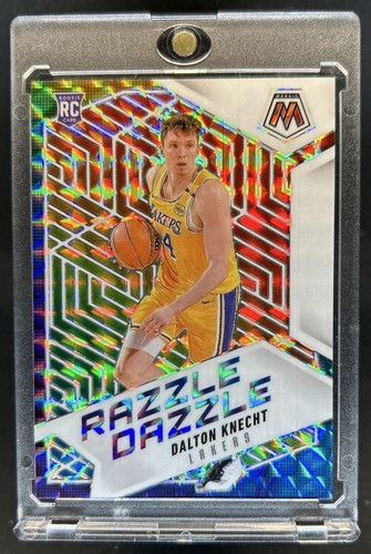 2024-25 Panini Mosaic Dalton Knecht Razzle Dazzle RC Rookie #11 Lakers