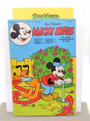 Micky Maus 1975/22 vom 27.5.75  Ehapa VARIANTE im Zustand (1/1-2). 147589