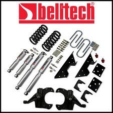 Belltech 4 Front 6 Rear Lowering Kit Wsp Shocks 73-87 Chevy C10 C15 1 Rotor Belltech 4 Front 6 Rear Lowering Kit Wsp Shocks 73-87 Chevy C10 C15 1 Rotor