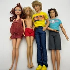 Mattel Barbie Ken My Scene Doll Lot 4pc 1999 Vintage Y2K Fashion Dolls Figures