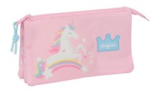 GLOWLAB KIDS   Triple Pencil Case, Children's Pencil Case, Ideal for School Age