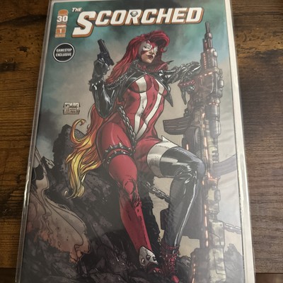 THE SCORCHED #1 GAMESTOP EXCLUSIVE VARIANT MCFARLANE SPAWN IMAGE