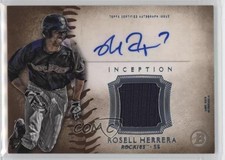 2015 Bowman Inception Auto Relics Rosell Herrera #IAR-RH Auto 3y4