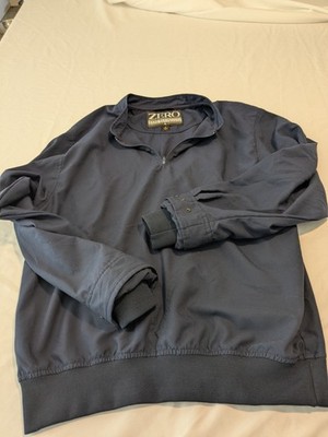 Zero Restriction Women's Navy 1/4 Zip Golf Outerwear Pullover Jacket