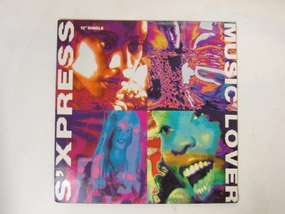 S'Xpress (S'Express):  Hey Music Lover (Music Lovers Mix) 1989  EX  U.S 12''
