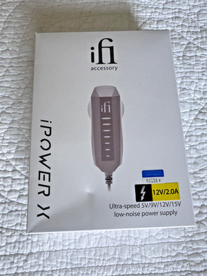 iFi iPower X 12V 2A Ultra-Low Noise AC/DC Power Supply | Active Noise Cancel!!!