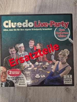 1x Ersatz zur Auswahl Cluedo Das klassische Detektivspiel Parker Mord auf Schlos