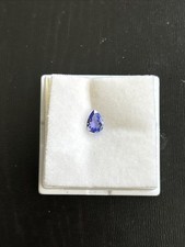 Tanzanite Natural Pear Shaped Gemstone 0.45 Carats 7x5 loose Gemstone