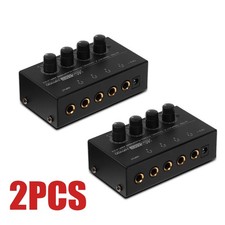 HA400 Ultra-Compact Stereo Headphone Amplifier 4-Way Headphone Amplifier 2pcs