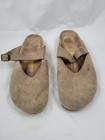 Birkenstock Mary Jane Taupe Suede Mule Slip On Clogs 38 L7 M5