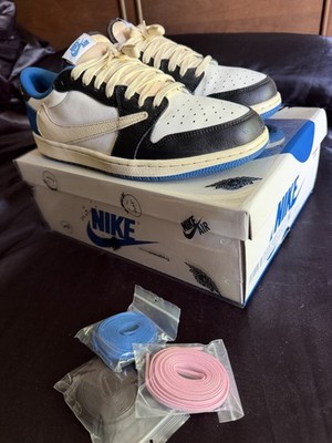 Nike Air Jordan 1 Low Travis Scott Fragments size 10.5 Blue Men's
