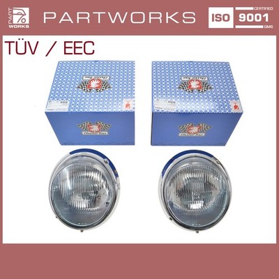 2x Headlights for Porsche 911 F/G SC 930 964 Chrome JP-Dansk