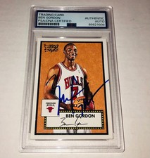 Ben Gordon 2005-06 Topps 52 Style #39 Signed Card Auto PSA RARE