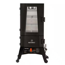 40 In. Thermotemp XL Propane Smoker with Window in Black