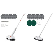 Uimoso Cordless Electric Mop Electric Spin Mop with LED Headlight & Water Spray