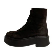Auth THE ROW - Dark Brown Suede Women's Boots
