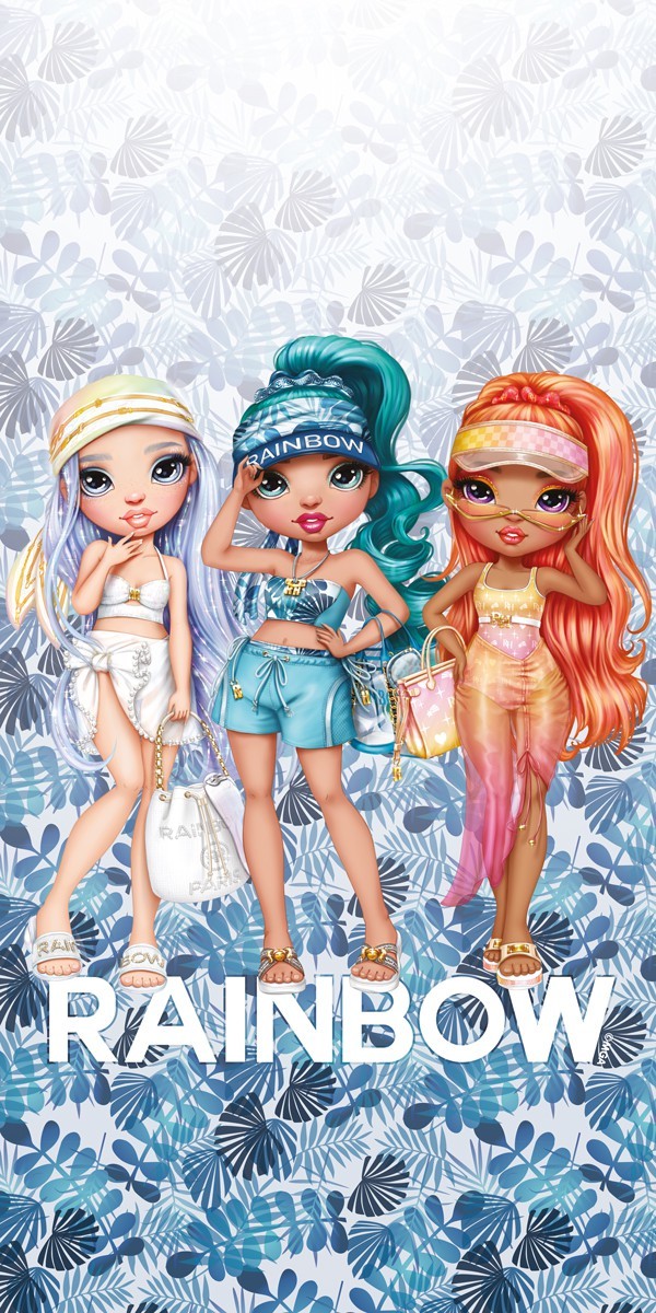 Rainbow High Handtuch Gro Strandtuch Meer Strand 70x140cm Baumwolle 4890₽