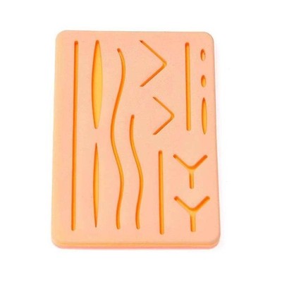 60 Pcs Medical Skin Suture Practice Silicone Pad Wound Simulated Training Kits