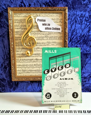 '' MILLS EVERGREEN ALBUM ''  Band 2 ,  für Gesang und Klavier bzw. Klavier solo