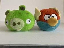 Space Lightning Blue Bird Angry Birds Plush  Hartz Green Pig Plush Rovio