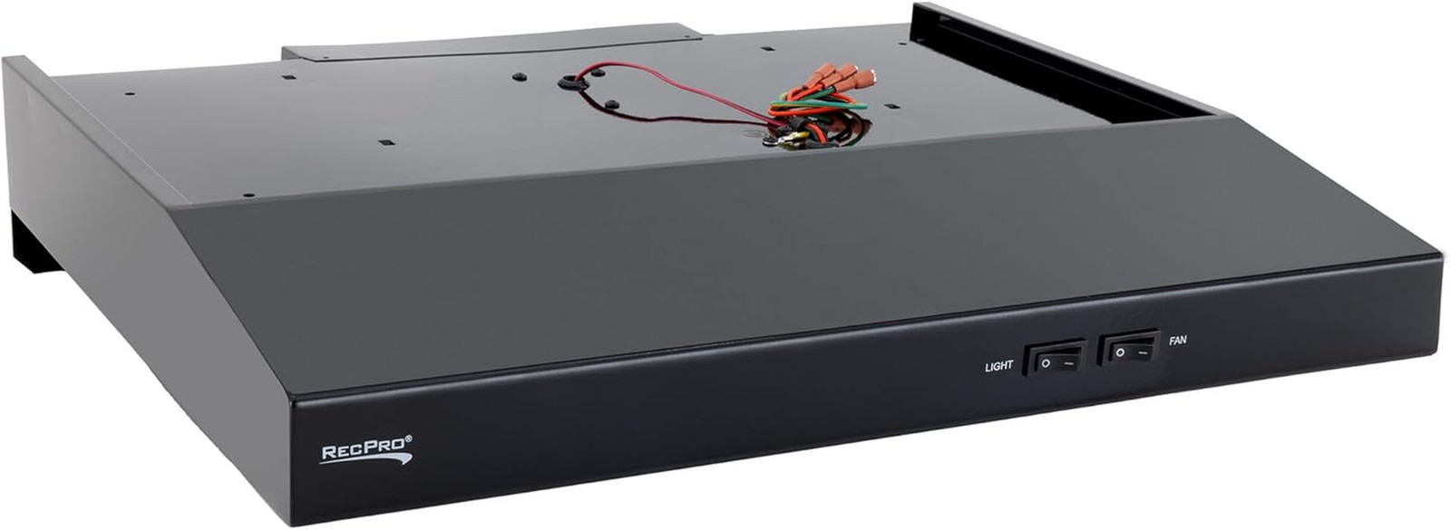 Sleek 12V Rv Range Hood With Charcoal Filter &Amp; Led Light - Energy Efficient