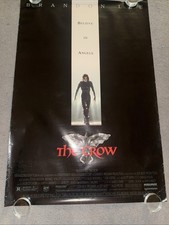Original 1994 THE CROW Rolled Movie Poster 27x40 Brandon Lee ORIGINAL