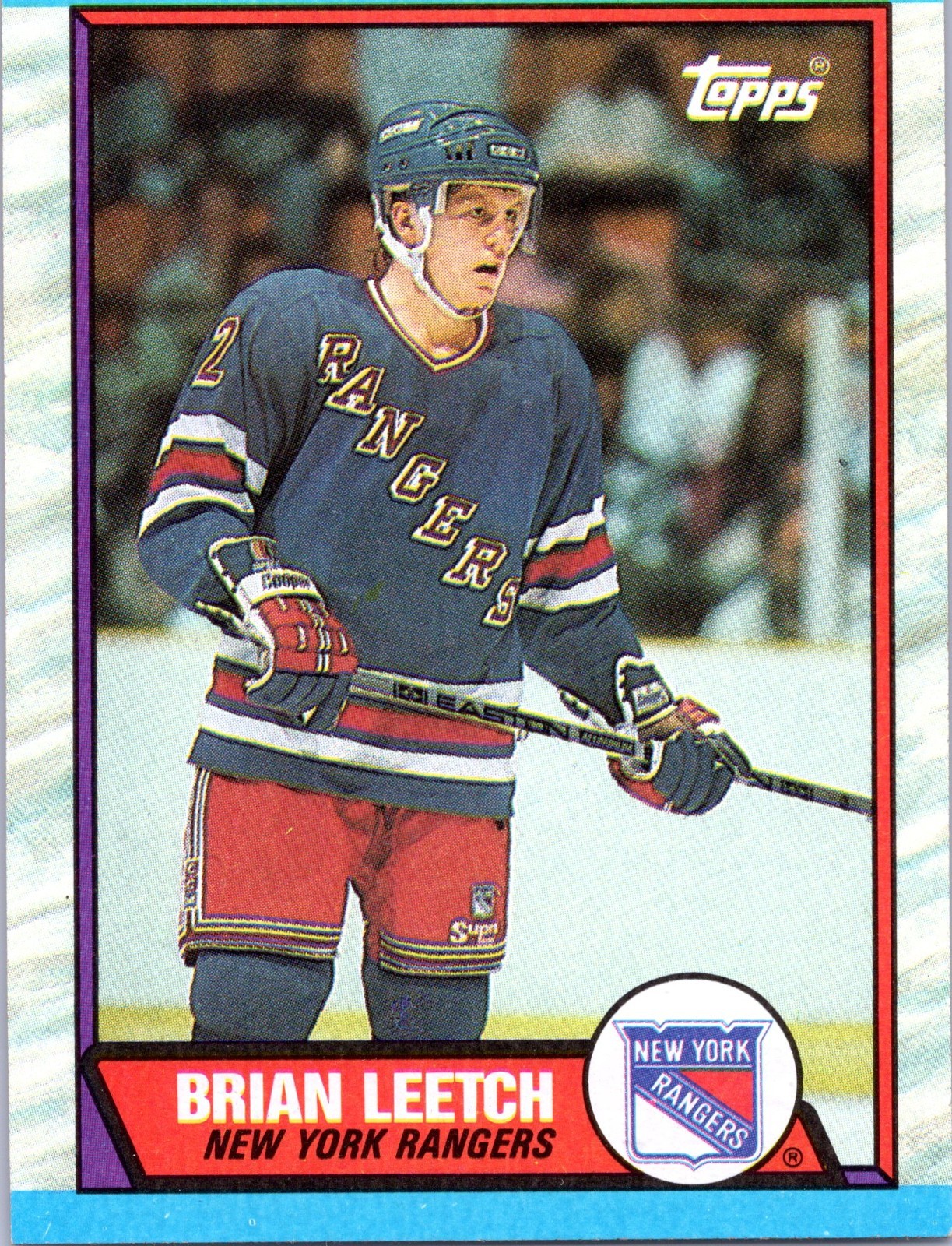 1989-90 O-Pee-Chee #136 Brian Leetch