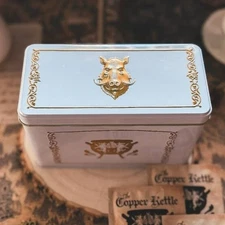 Wizarding Trunk Harry Potter Copper Kettle Tea Tin Box NIP
