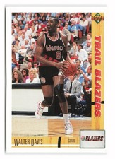 1991-92 Upper Deck #380 Walter Davis Portland Trail Blazers