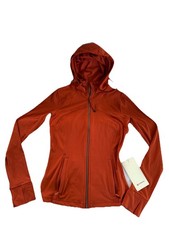 Lululemon Hooded Define Jacket Nulu Womens Size 6 Smokey Red NWT