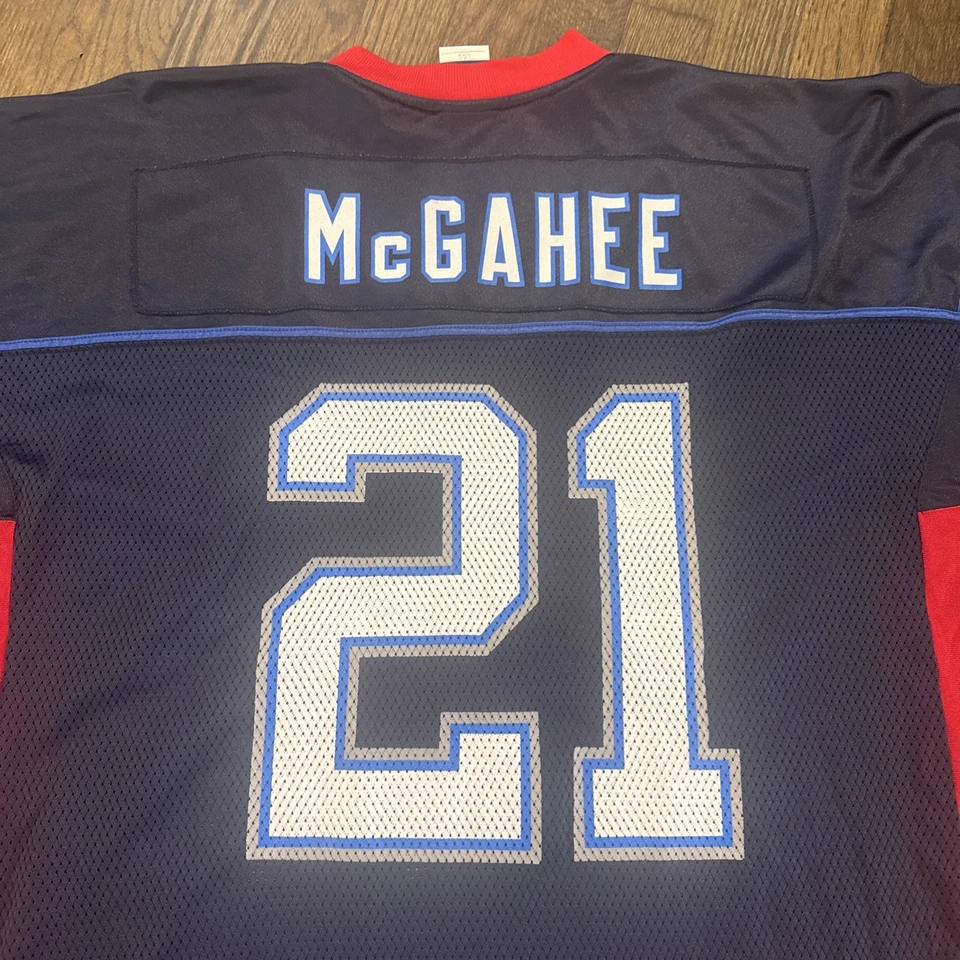 Buffalo Bills Jersey Large Willis McGahee Men’s Reebok Blue  - Image 4 of 4