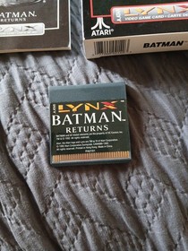 BATMAN RETURNS (Atari Lynx, 1992) Complete In Box - Cib Tested working