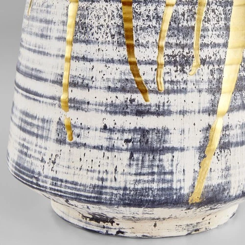 Cyan Design 11874 Athenian Beige and Black Planter - Picture 2 of 4