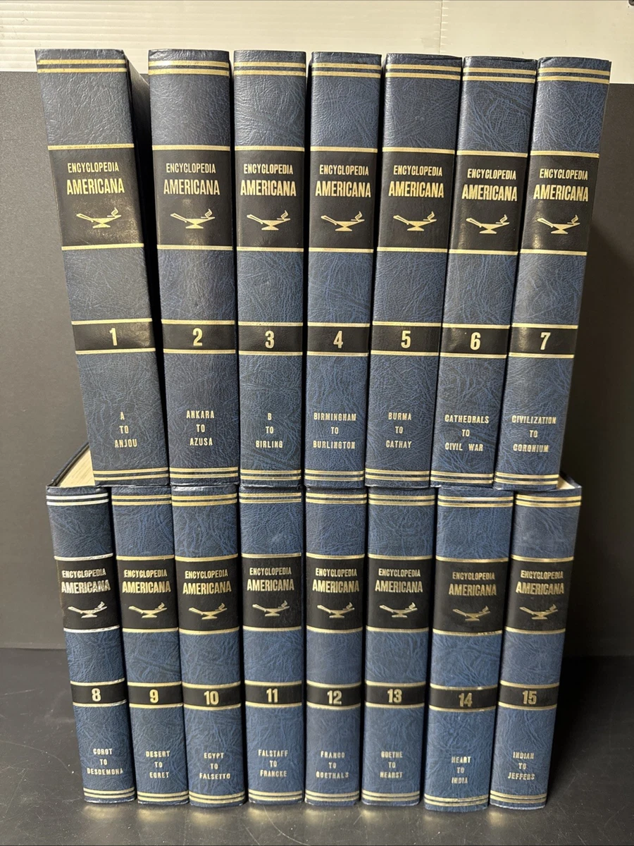 Americana Encyclopedias Original Antiquarian & Collectible Books