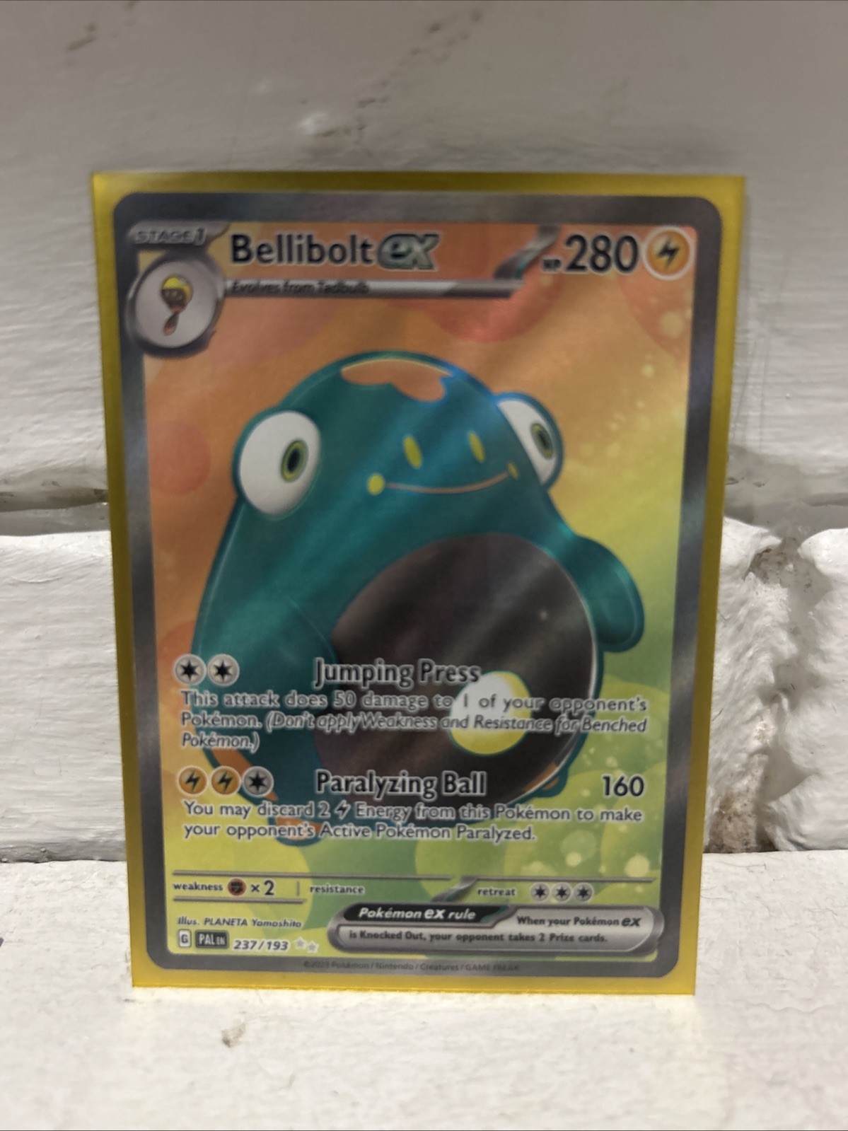 Pokemon TCG SV02: Paldea Evolved Bellibolt ex #237/193 Ultra Rare NM