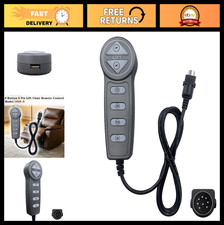8 Pin Massage Remote Control for Power Recliner  Lift Chair - USB Port, 6 Butto