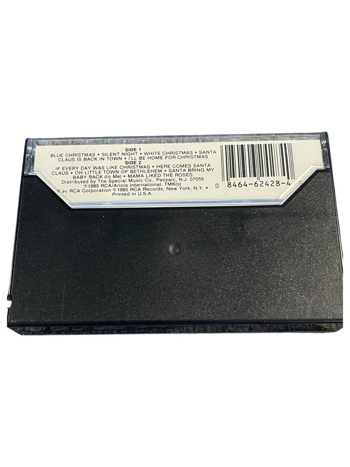 Mix Lot 5 Cassette Christmas Music Elvis Kenny Rogers Manilow Statler Bros Vario Foto 3 de 4