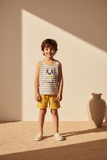 Boys Short Sets Lot Of 7 Each Set Have Different Graphics Size 5T