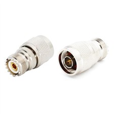 Gtwoilt RF Adapter UHF/N-KJ M Female UHF/SL16 to N-Type Male L16 Male to SL...