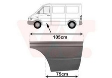 VAN WEZEL 3075169 Autot&uuml;r Reparaturblech &auml;usserer Teil unterer Teil vorne Links