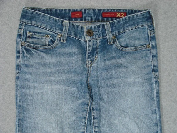 UD03429 **X2** W01 BOOT CUT WOMENS JEANS sz0S; NICE JEANS! - Image 4 of 4
