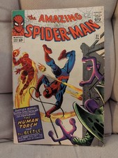 1965 Amazing Spider-Man 21 HIGHER GRADE 2nd BEETLE, HUMAN TORCH TEAM-UP