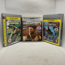 3x Uncharted PS3 Game Bundle | Uncharted, Uncharted 2 & Uncharted 3 GOTY Edition