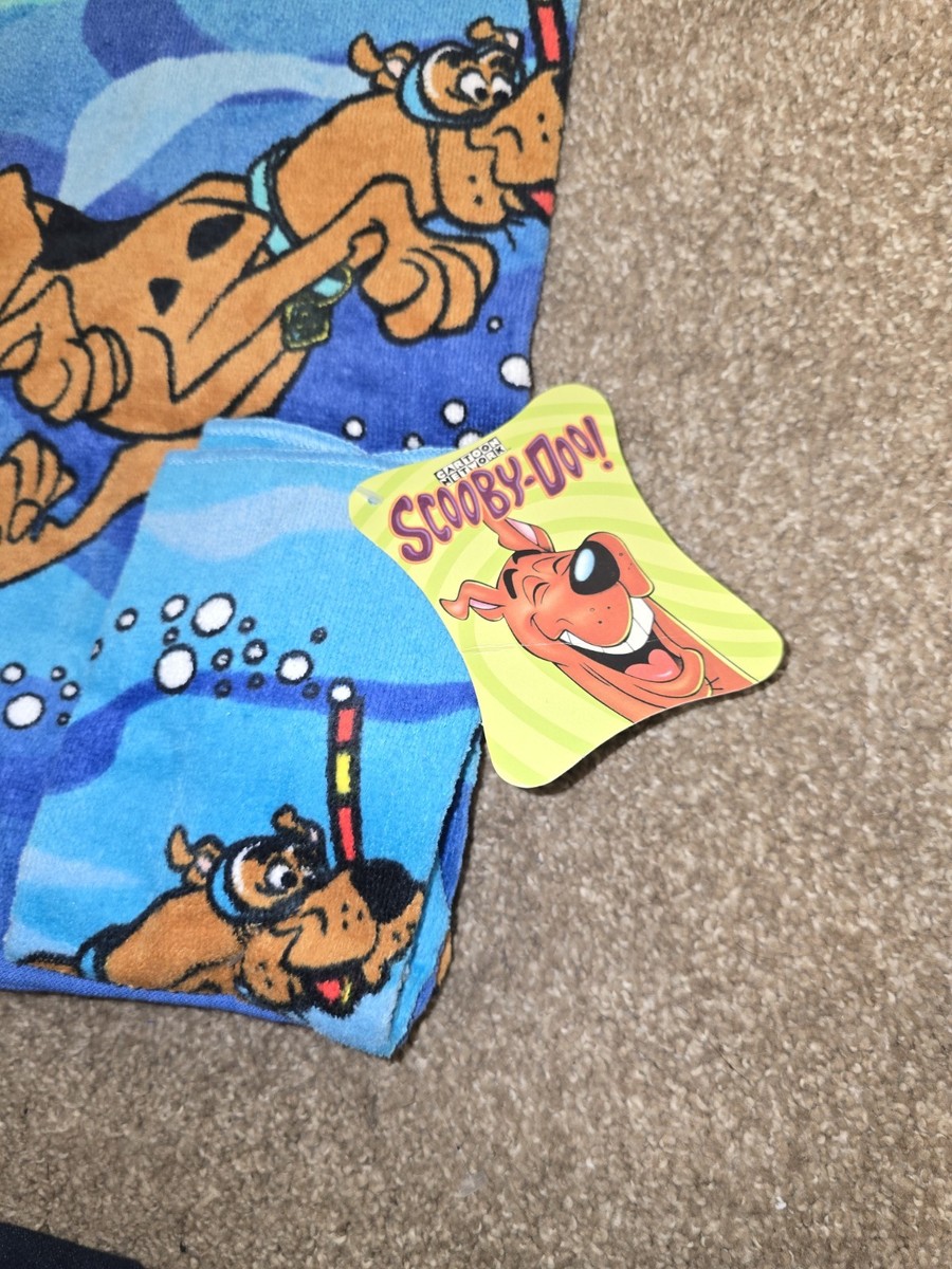VINTAGE Scooby Doo Rare Bath Towel Set Washcloth Beach 2000 Jay