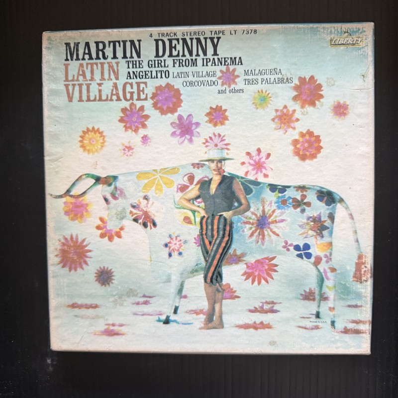Martin Denny Latin Village reel to reel 7 1/2ips rare exotica