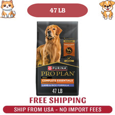 Purina Pro Plan Adult Shredded Blend Lamb Rice Dry Dog Food, 47-lb bag
