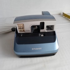 Vintage Polaroid One 600 Folding Instant Camera Blue